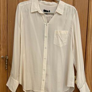 J Crew Silk Buttondown Blouse